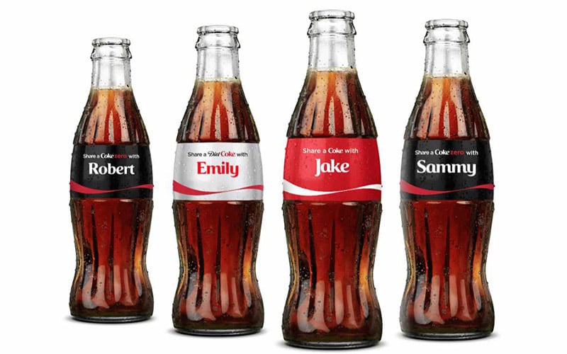 Coke bottles